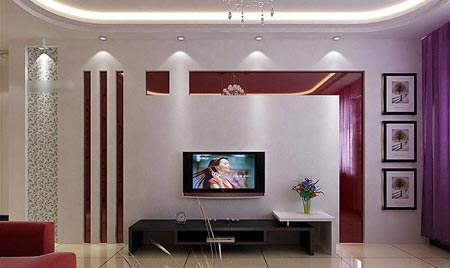 家居裝修中的電視背景墻，回憶與溫馨的交融